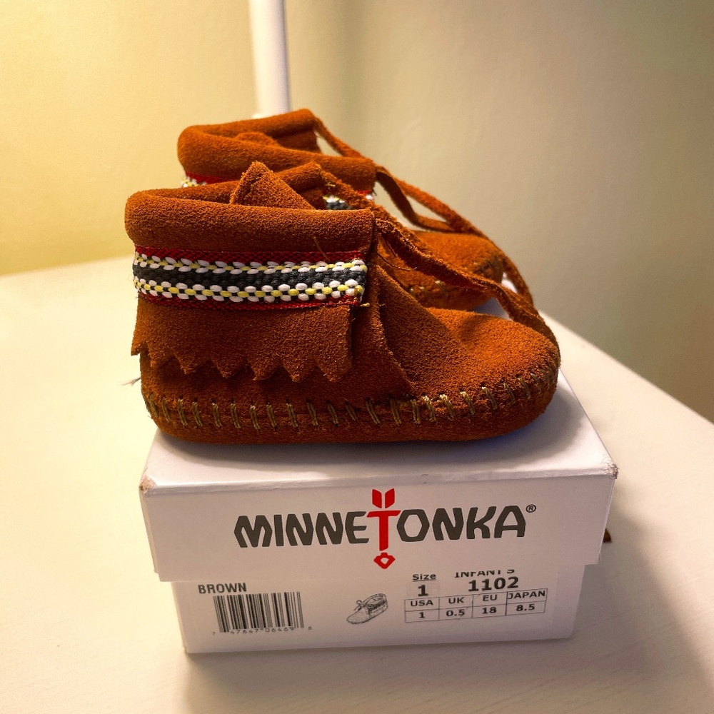 Minnetonka bootie, Infant, size 1, NWT